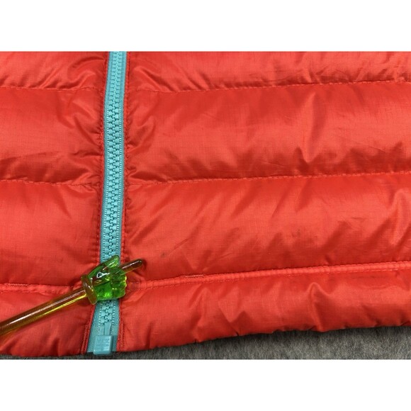 Patagonia Jacket Womens XL Red Down Sweater Puffer Coat Full Zip Warm Goose Down - Picture 7 of 14